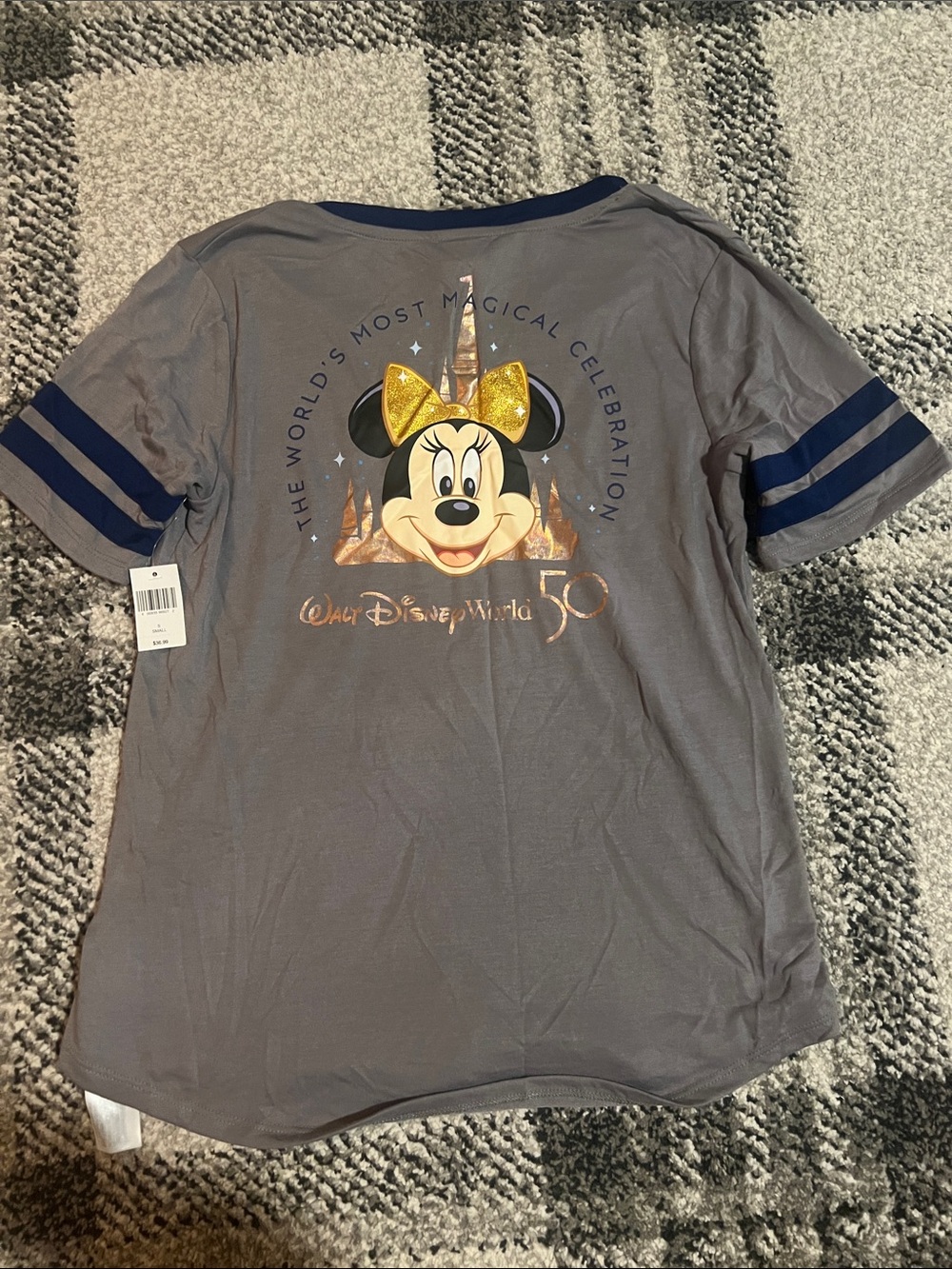 NWT Walt Disney World Parks 50th Anniversary Women’s Jersey